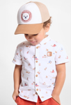Casquette bimatière ours marron bébé mixte 1