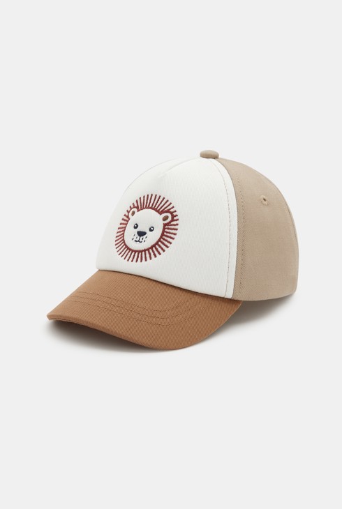 Casquette bimatière ours marron bébé mixte 2