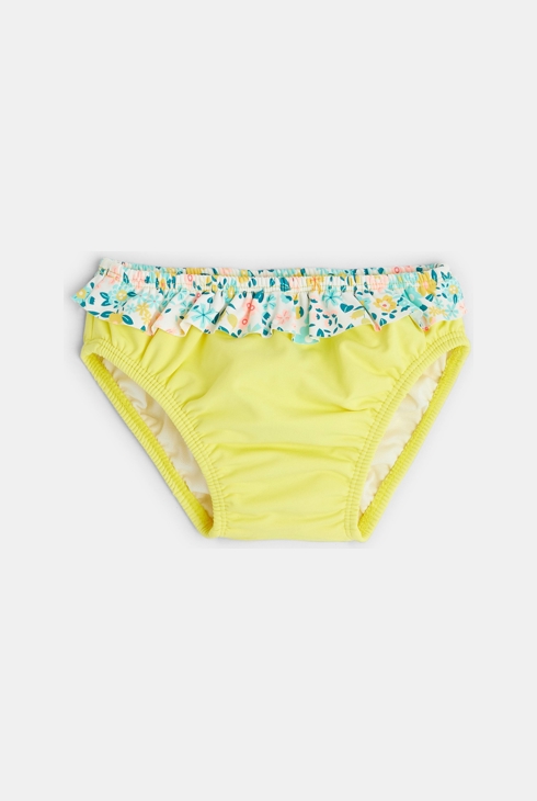 Auslaufsichere Badehose mit Blumenmuster Baby Mädchen 1