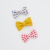 Barrettes nœuds papillon imprimés (lot de 3)