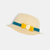 Chapeau de soleil trilby beige fille