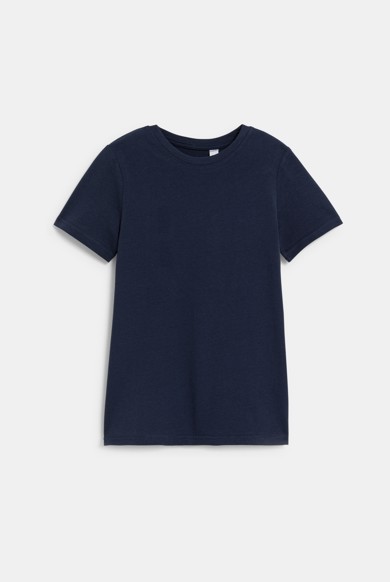 ★WAIKEI★ Maltese Cloudy Short Sleeve T-Shirt Navy YK23HSTS MUSINSA公式 | WAI KEI Maltese Cloudy Short Sleeve T-shirt Navy