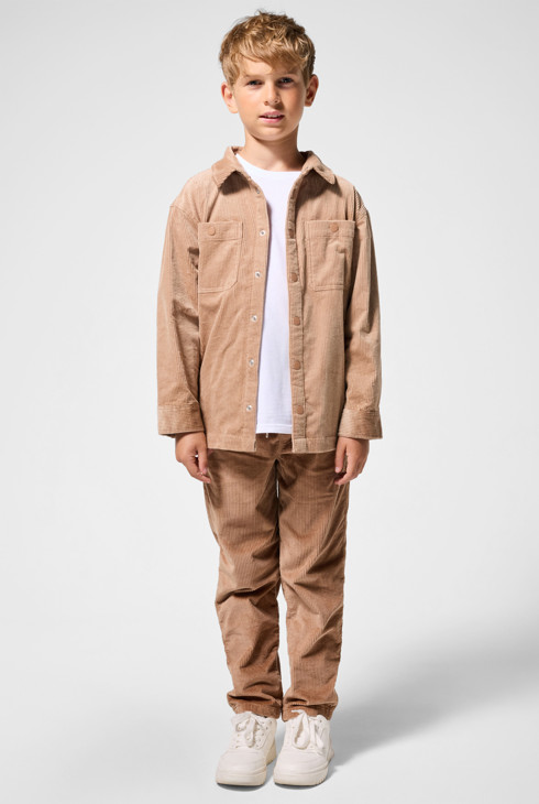 Basic-T-Shirt mit kurzen Ärmeln Weiß Jungen 1