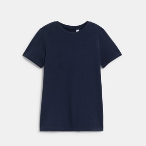 Basic T-shirt met korte mouwen blauw jongen 1