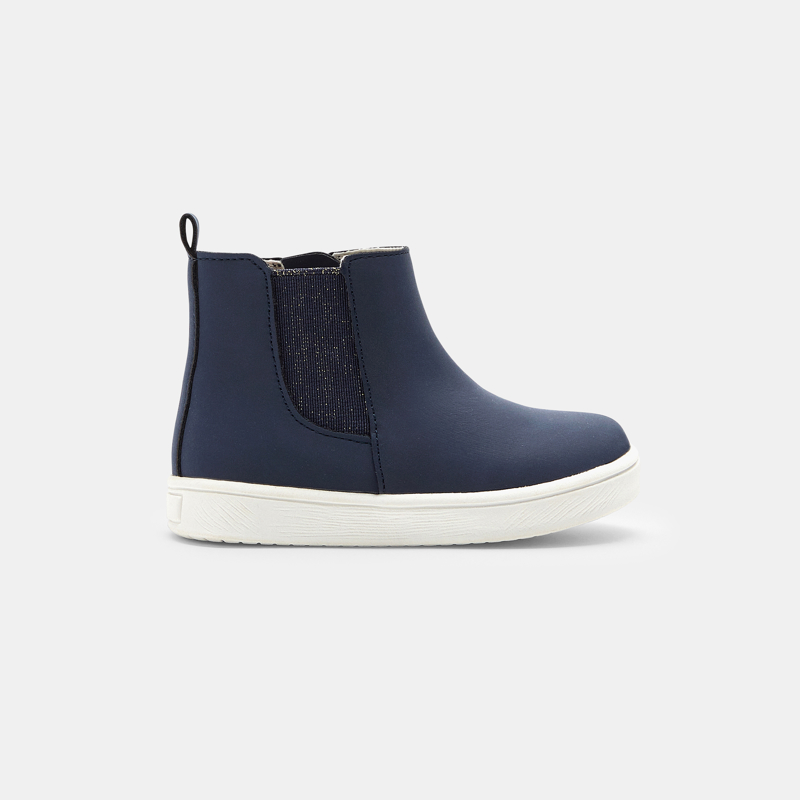 Chelsea-Boots mit Pailletten Blau Baby Mädchen