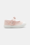 Ballerines toile à noeud rose bébé fille 1