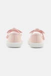Ballerines toile à noeud rose bébé fille 4