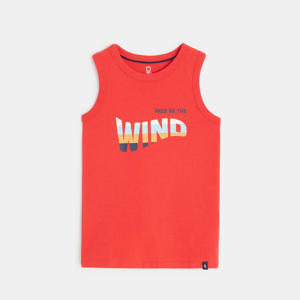 Tanktop mit Motiv und Aufschrift Rot Jungen 1