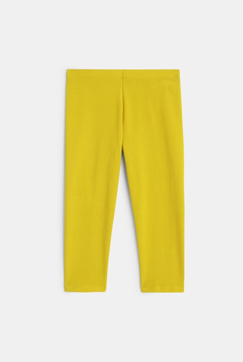 Kurze Leggings, unifarben Gelb Mädchen 2