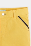 Short coton fantaisie jaune bébé garçon 3