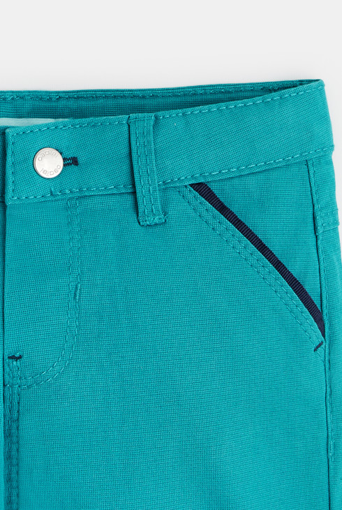 Leinen-Shorts Blau Baby Jungen 2