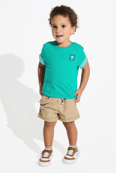 Linen and cotton shorts Okaïdi & Obaïbi