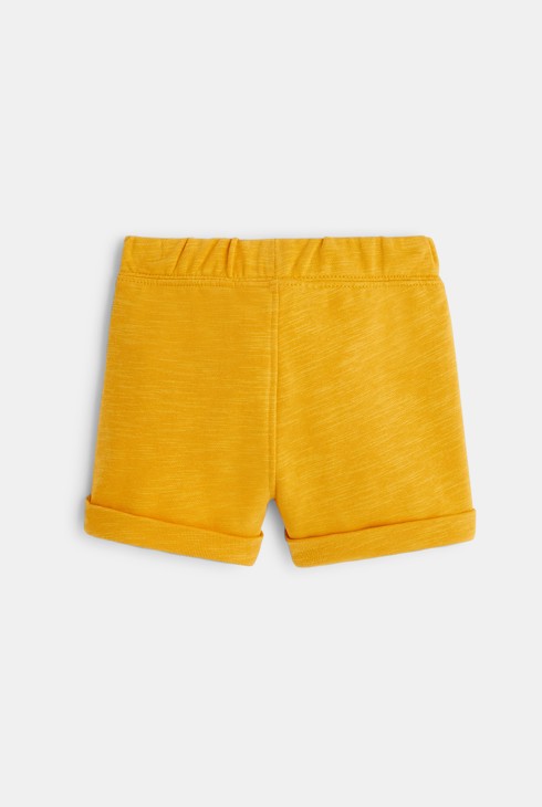 Shorts aus Molton Gelb Baby Jungen 2