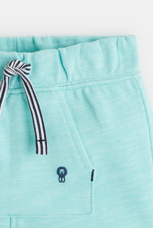 Shorts aus Molton Blau Baby Jungen 2