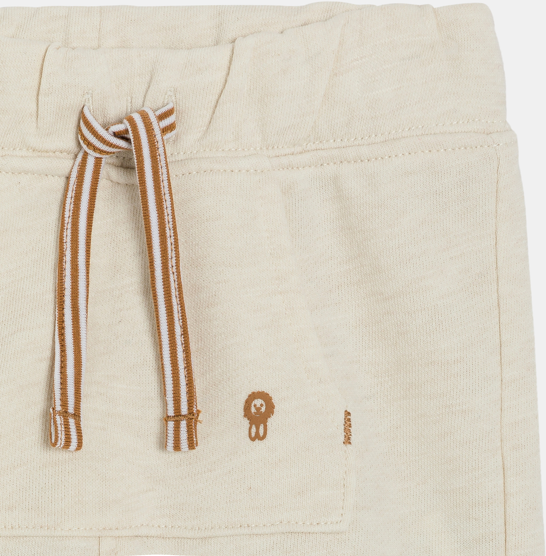 Short molleton beige bébé garçon 2
