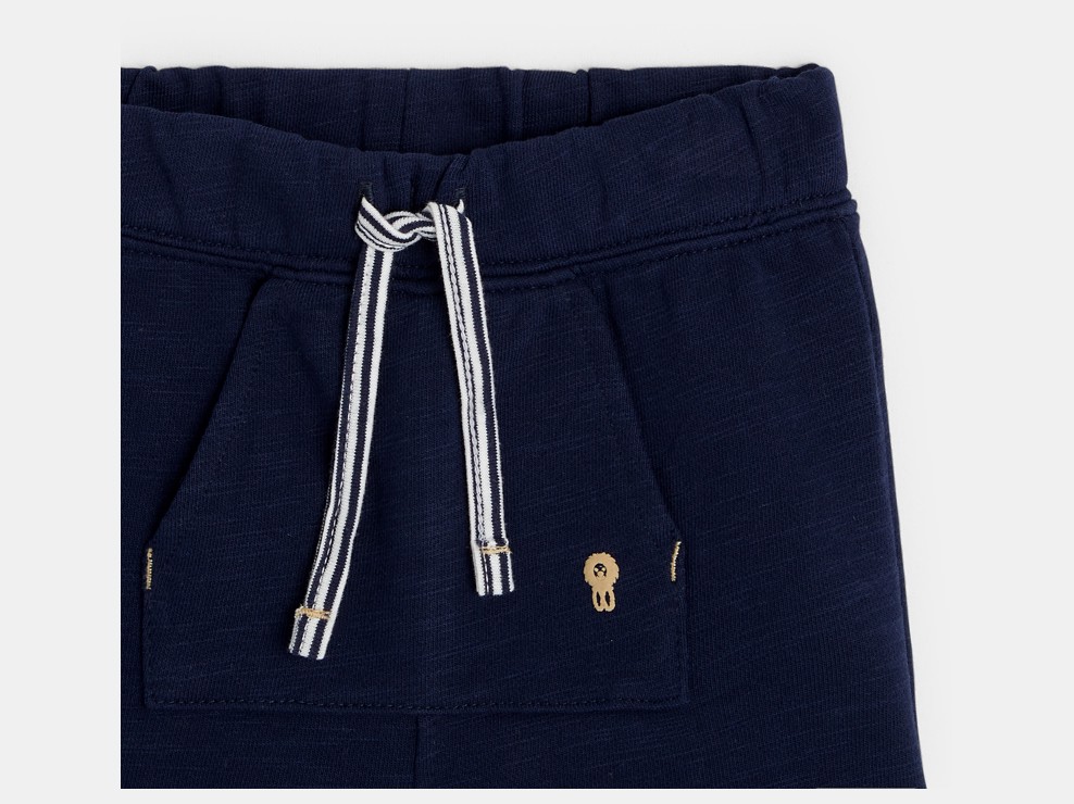 Short molleton bleu bébé garçon 2