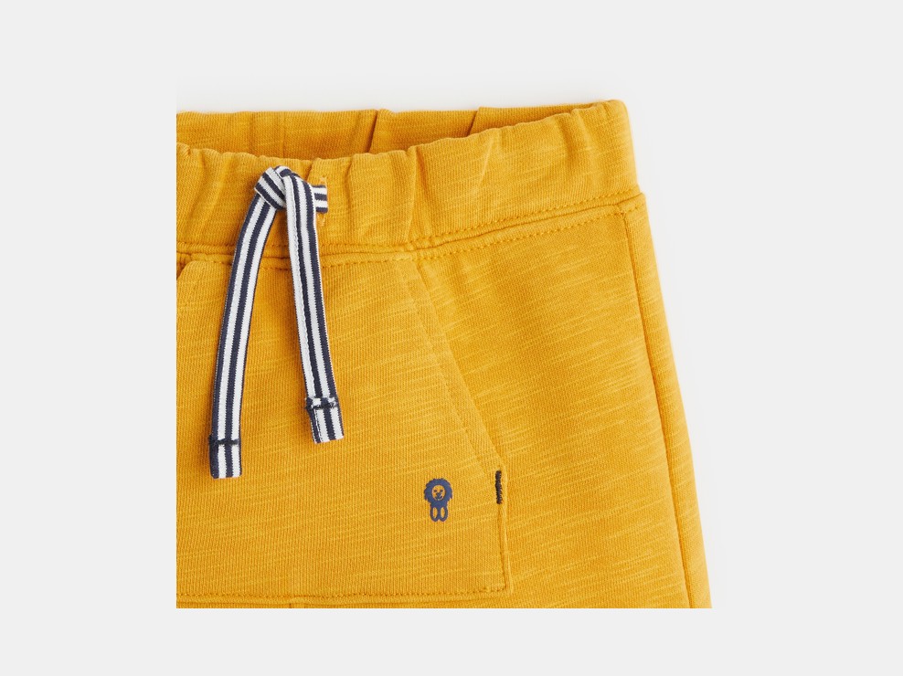 Molton short geel babyjongen 2