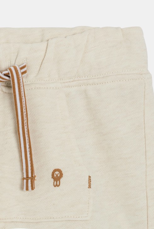 Beige Shorts aus Molton Kleinkind Junge 2