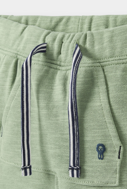 Grüne Shorts aus Molton Kleinkind Junge 2