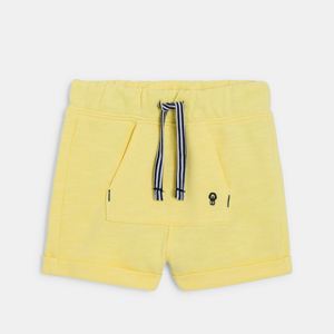 Short muletón amarillo bebé niño 1