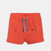 Short en molleton orange bébé garçon