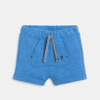 Short en molleton bleu bébé garçon