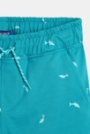 Short en molleton imprimé requins bleu garçon 2