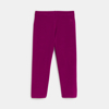 Legging court en jersey violet fille