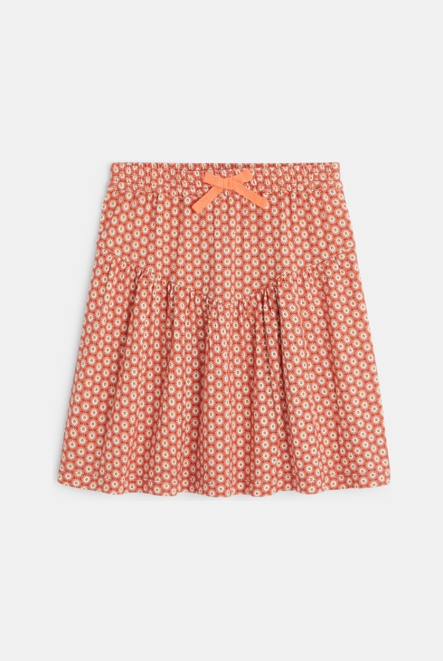 Široko potiskano krilo  oranžna deklica 1