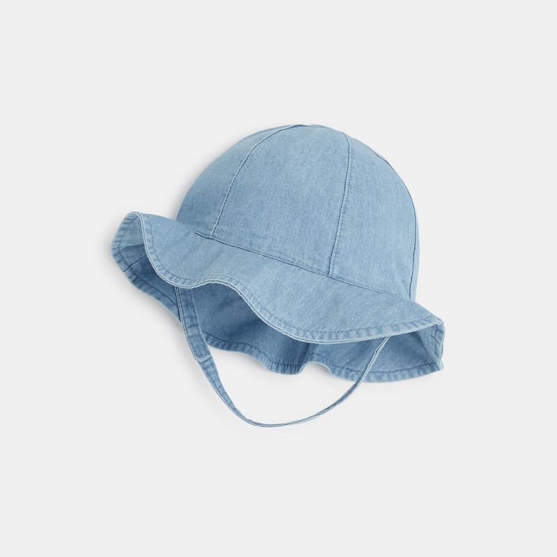 Sonnenhut aus Jeans Blau Baby Mädchen