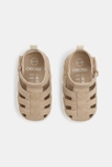 Sandales salomé semelle corde beige naissance 2