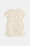 Combi courte maille coquillages jaune bébé fille 3