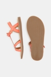 Sandales multibrides en cuir verni roses fille 3