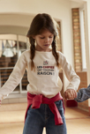T-shirt à message Chipie blanc fille 3