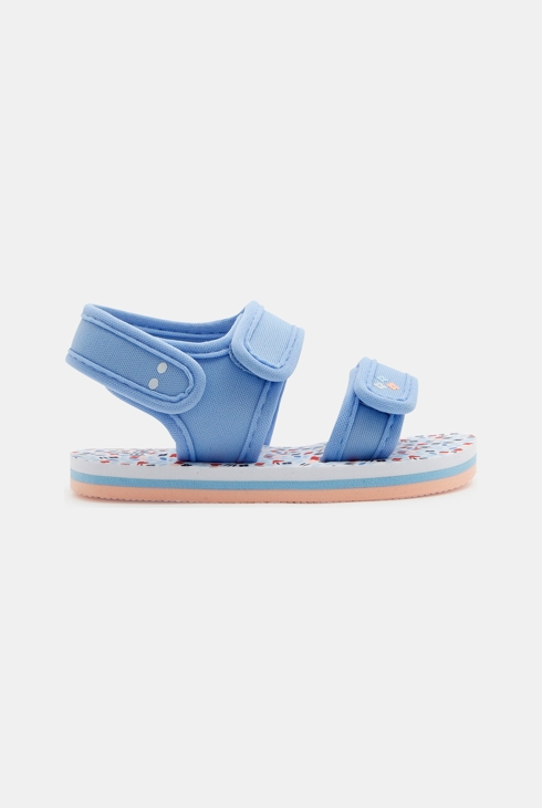 Tongs étoiles bleues bébé fille 1