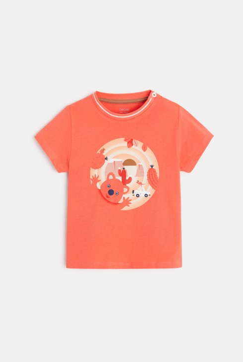 Majica Avstralija  oranžna dojenček deček 1