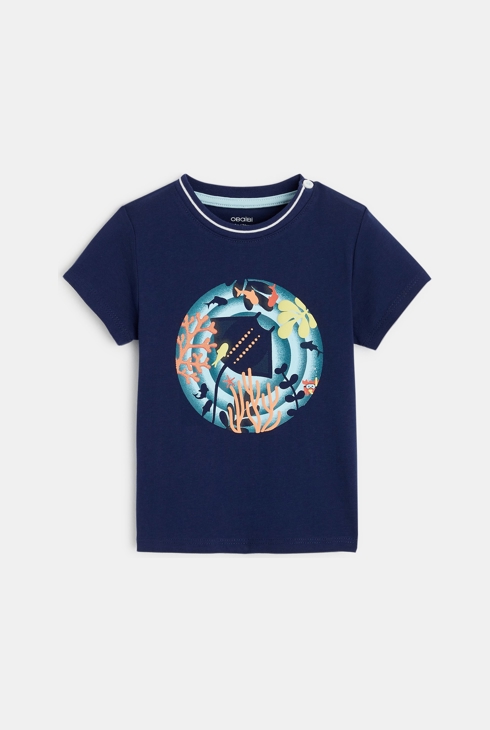 Majica s skatom modra dojenček deček 1