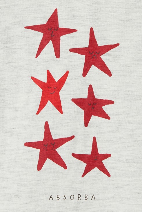 T-shirt à motif étoiles blanc bébé garçon Absorba 2