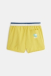 Short de bain uni jaune garçon 3
