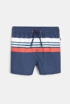 Short de bain rayé bleu garçon 1