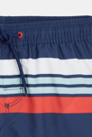 Short de bain rayé bleu garçon 2