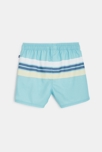 Short de bain rayé bleu garçon 2