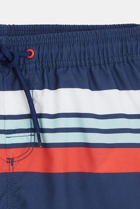 Badeshorts, gestreift Blau Jungen 2