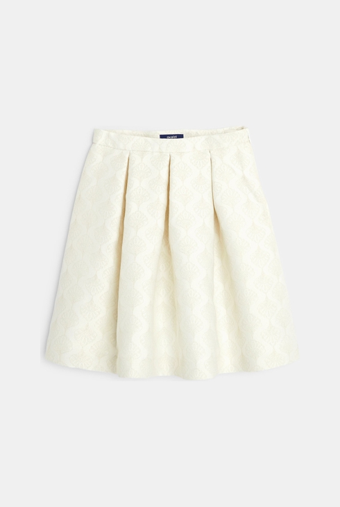 Flared jacquard skirt 1