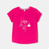 T-shirt crayonné rose manches courtes Lili Gaufrette fille