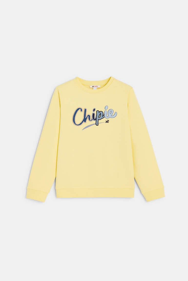 Sweat jaune Chipie fille 1