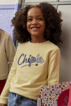 Sweat jaune Chipie fille 4