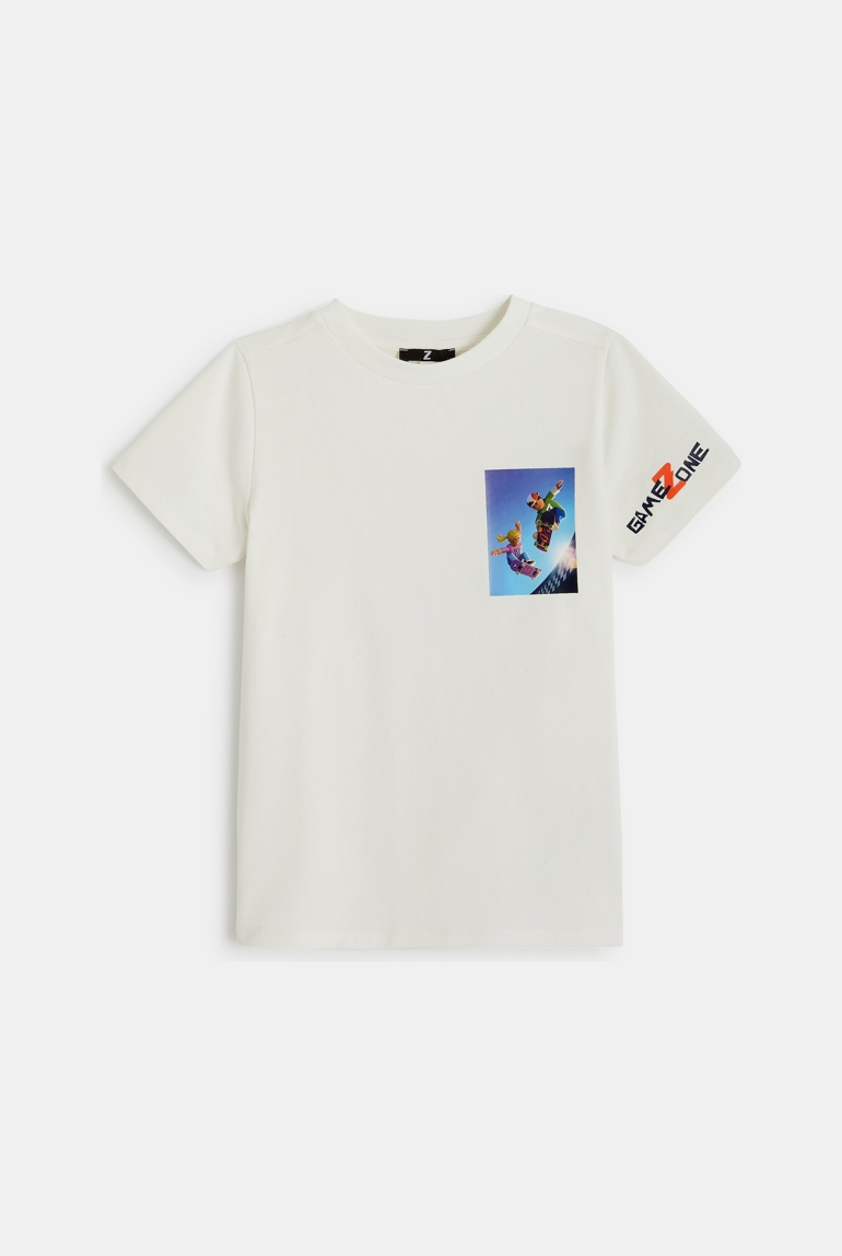 Camiseta Z blanca mixta 1
