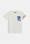 Camiseta Z blanca mixta 1