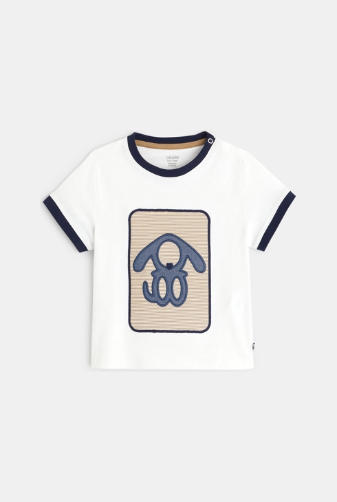 Majica anim'Obaïbi bela dojenček deček 1